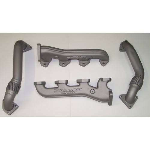 Pro Fab Cast Flow Manifolds & Up Pipes Twin Turbo Applications