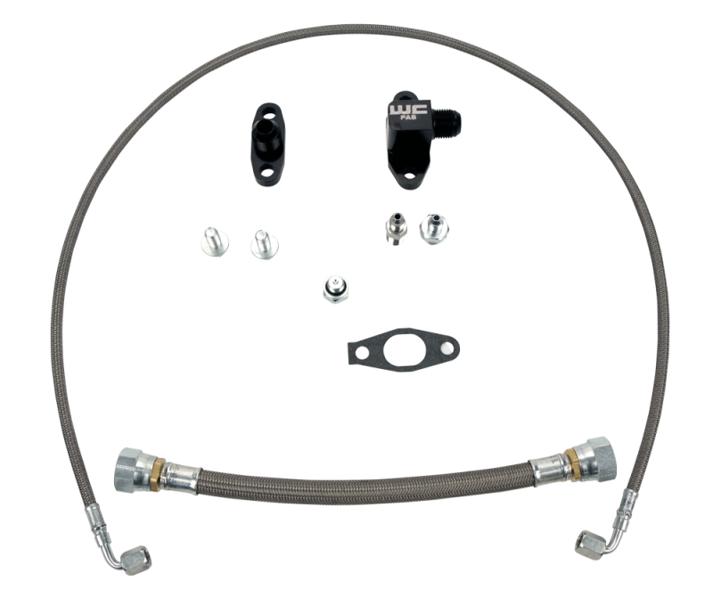20012010 LB7/LLY/LBZ/LMM Duramax Single Turbo Oil Line Kit