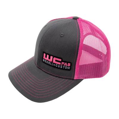Wehrli Custom Fabrication - Snap Back Hat Grey/Pink WCFab