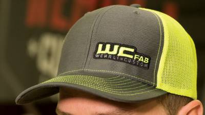 Wehrli Custom Fabrication - Snap Back Hat Charcoal/Neon Yellow WCFab