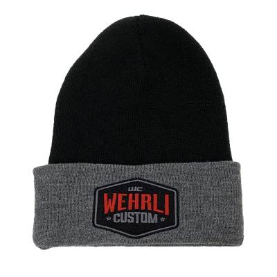 Wehrli Custom Fabrication - Beanie Hat Black/Grey