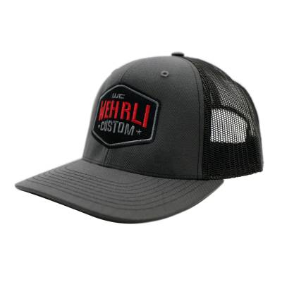 Wehrli Custom Fabrication - Snap Back Hat Charcoal/Black Badge