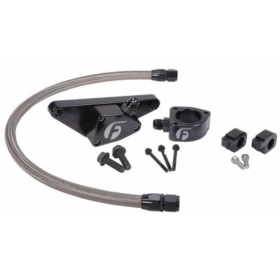 Fleece Performance  - 2003-2007 5.9L Cummins Fleece Coolant Bypass Kit (Manual Trans Only) w/ Stainless Steel Braided Line