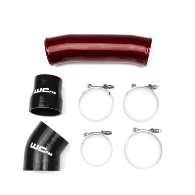 Wehrli Custom Fabrication - 1998.5-2002 5.9L Cummins 3.5" Passenger (Hot) Side Replacement Intercooler Pipe Kit