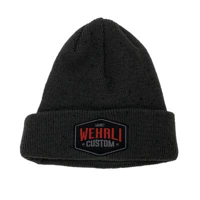 Wehrli Custom Fabrication - Beanie Hat Charcoal - Badge
