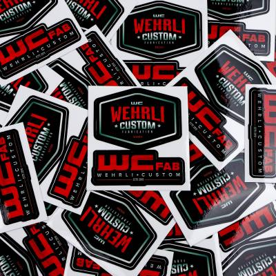 Wehrli Custom Fabrication - Wehrli Custom Assorted Die Cut Sticker Sheet