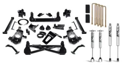 Cognito Motorsports - 2020-2024 L5P Duramax Cognito - 7" Standard Lift Kit with Fox PSMT 2.0 Shocks