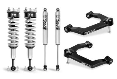 Cognito Motorsports - 19-23 Silverado/Sierra 1500 2WD/4WD Cognito - 3-Inch Performance Leveling Kit With Fox PS Coilover 2.0 IFP Shocks