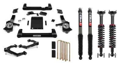 Cognito Motorsports - 19-22 Silverado/Sierra 1500 2WD/4WD Cognito - 6-Inch Performance Lift Kit with Elka 2.0 IFP Shocks