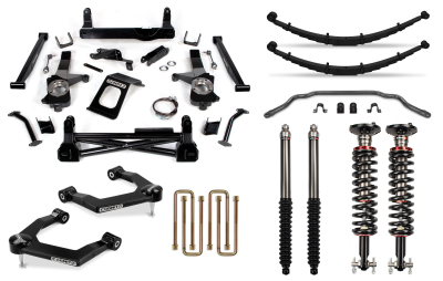 Cognito Motorsports - 19-23 Silverado/Sierra 1500 2WD/4WD Cognito - 8-Inch Performance Lift Kit with Elka 2.0 IFP Shocks