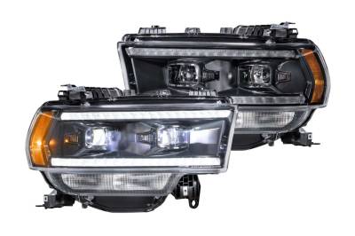 Morimoto - 2019+ RAM HD - Morimoto - XB Hybrid LED Headlights (Pair / White DRL)