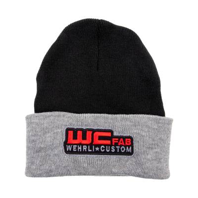 Wehrli Custom Fabrication - Beanie Hat Black & Grey - WCFab