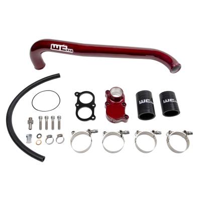 HSP Diesel Billet Thermostat Housing Kit – For 01-05 Chevy GMC 6.6L LB7 LLY Duramax, Custom Colors, USA Made