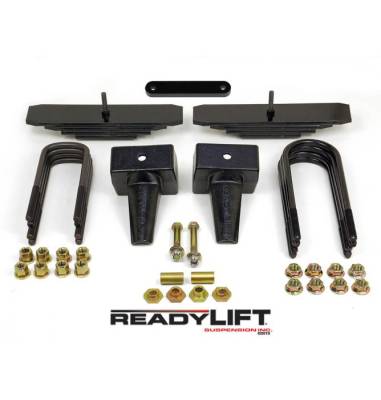 ReadyLIFT - 1999.5-2004 FORD SUPER DUTY F250 / F350 & EXCURSION 4WD - READYLIFT - 2" LEVELING LIFT KIT FOR 2 PIECE DRIVESHAFT