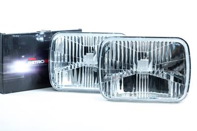 Morimoto - Sealed Beam RetroBright LED Headlights - Holley/Morimoto - 5x7" Rectangle