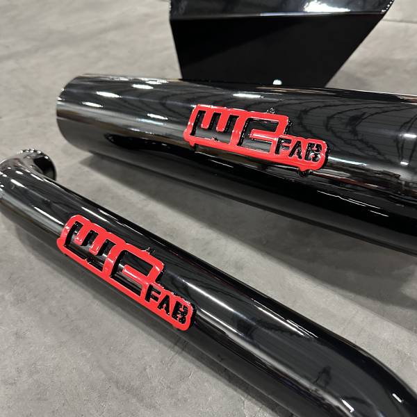 Gloss Black with Bengal Red tags