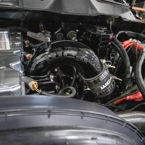 Gloss Black with Flat Black tags