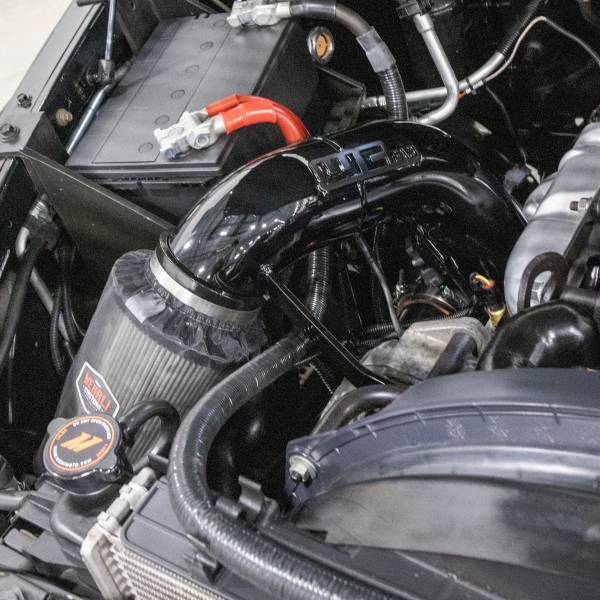 Gloss Black with Flat Black tags