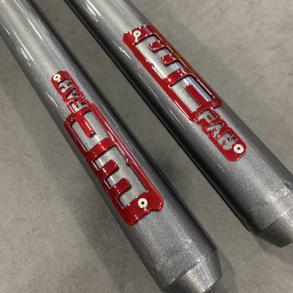 WCFab Grey with WCFab Red tags