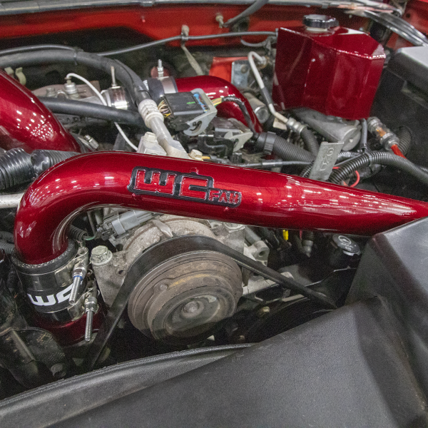 WCFab Red with Gloss Black tags