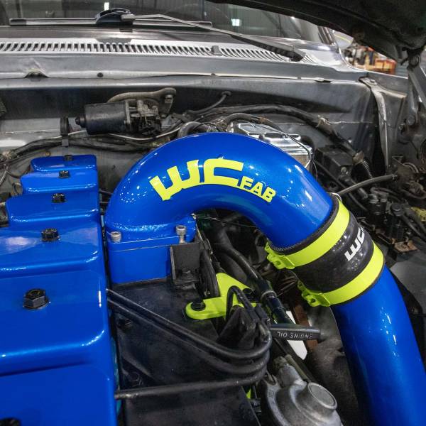 Sparkle Sky Blue with Chartreuse Sherbert tags