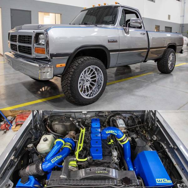 Sparkle Sky Blue with Chartreuse Sherbert tags