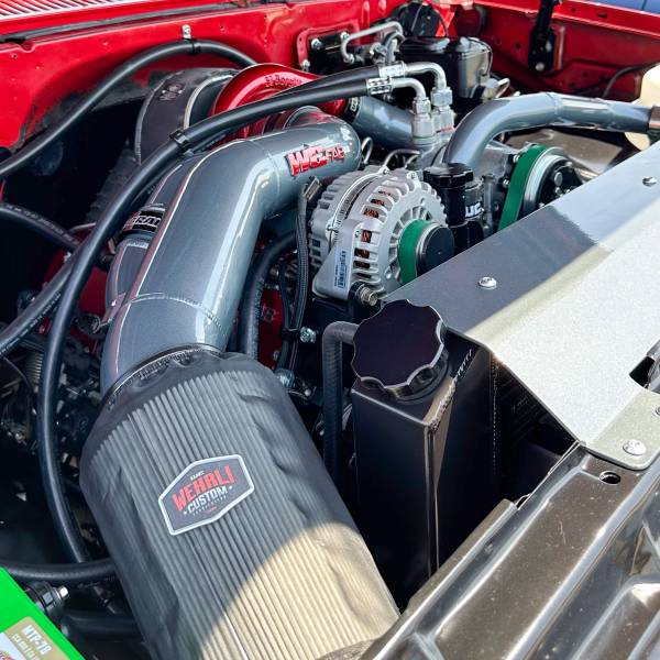 Mica Grey & Candy Red