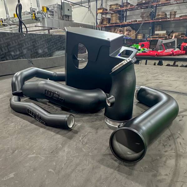 Flat Black with Gloss Black tags