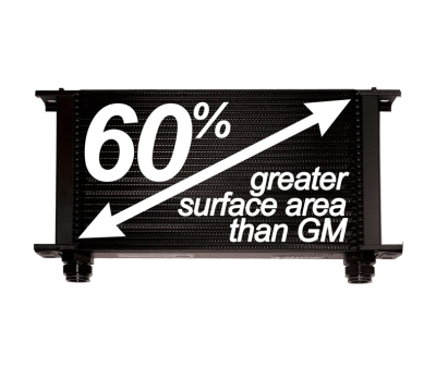 Calibrated Power - 2003-2005 GM 6.6L Duramax Performance Transmission Cooler (Purple Clips)