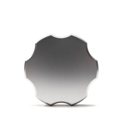 Wehrli Custom Fabrication - 2017-2026 Powerstroke Billet Aluminum Power Steering Reservoir Cap, Clear Anodized