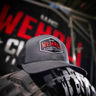 Wehrli Custom Fabrication - Snap Back Hat Black Badge