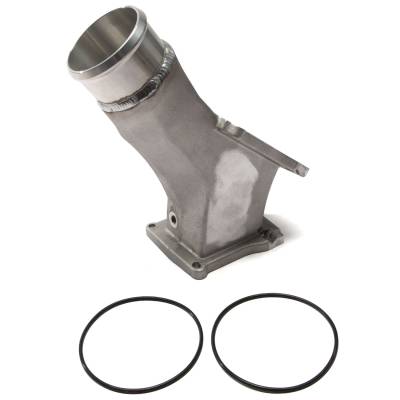 Wehrli Custom Fabrication - LBZ/LMM Duramax High Flow 3" Y-Bridge (Bridge Only) for Fixed Vane / Non-VGT Turbo