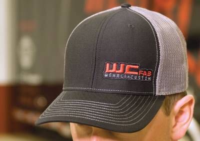 Wehrli Custom Fabrication - Snap Back Hat Black/Charcoal WCFab  - Image 4