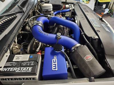 Blueberry Frost, shown with optional OEM Placement Coolant Tank Kit and 3" Y-Bridge Kit