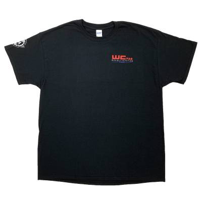 Wehrli Custom Fabrication - Men's T-Shirt- Flag Logo Black - Image 2