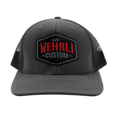 Wehrli Custom Fabrication - Snap Back Hat Charcoal/Black Badge - Image 2