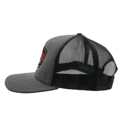 Wehrli Custom Fabrication - Snap Back Hat Charcoal/Black Badge - Image 3