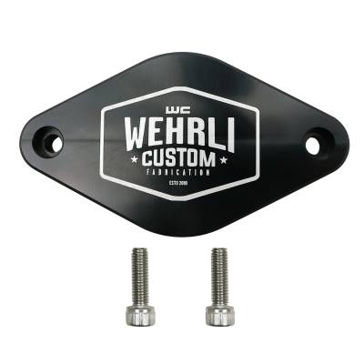 Wehrli Custom Fabrication - 2011-2016 LML Duramax Turbo Resonator Billet Plate - Image 1