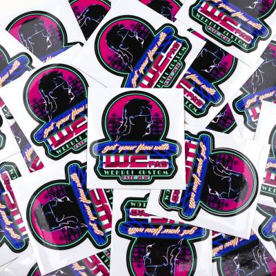 Apparel & Merchandise  - Stickers, Banners, & Accessories - Wehrli Custom Fabrication - Get Your Flow Vice Sticker