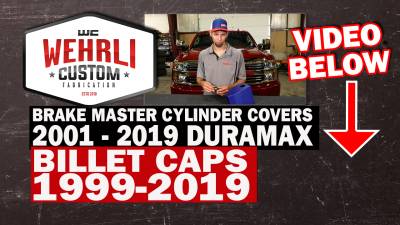 Wehrli Custom Fabrication - 2001-2019 Duramax Brake Master Cylinder Reservoir Cover - Image 6
