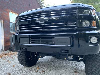 Wehrli Custom Fabrication - 2015-2019 Chevrolet Silverado 2500/3500HD Lower Valance Filler Panel with Tow Hook Cutouts - Image 3