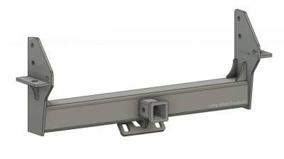 Big Hitch Products - BHP 03-09 Dodge Short/Long Bed BELOW Roll Pan 2 inch Receiver Hitch - Image 1
