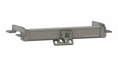 Big Hitch Products - BHP 99-16 Ford Super Duty Short/Long Bed BEHIND Roll Pan 2 inch Hidden Receiver Hitch