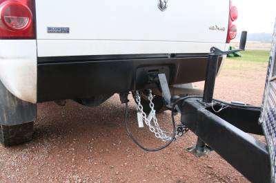 Big Hitch Products - BHP 03-18 Dodge Short/Long Bed BEHIND Roll Pan 2 inch Hidden Receiver Hitch - Image 5