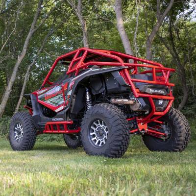 Race Model with with Rear Cargo Extension and Bumper - Talon Red