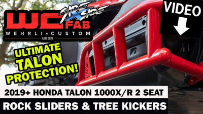 WCFab Side X Side - 2019+ Honda Talon X 4 Seat Tree Kickers - Image 7