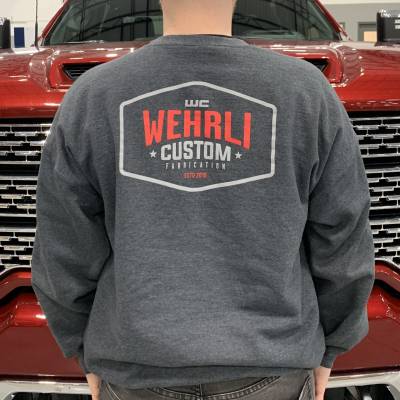 Wehrli Custom Fabrication - Men's Crewneck Sweatshirt - Image 3