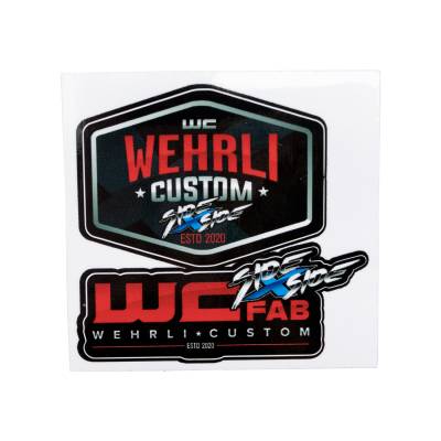 Wehrli Custom Fabrication - WCFab Side X Side Assorted Die Cut Sticker Sheet - Image 2
