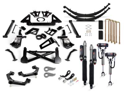 Chassis and Suspension - Lift Kits - Cognito Motorsports - 2011-2019 LML/L5P Duramax Cognito - 12" Elite Lift Kit with Elka 2.5 Remote Reservoir Shocks