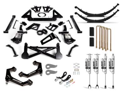 Chassis and Suspension - Lift Kits - Cognito Motorsports - 2020-2024 L5P Duramax Cognito - 12" Performance Lift Kit with Fox 2.0 PSRR Shocks